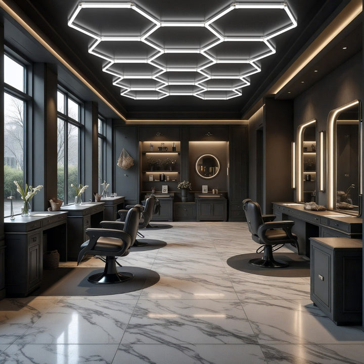 Kit 14 éclairages LED Hexagonal 456W - 120lm/W