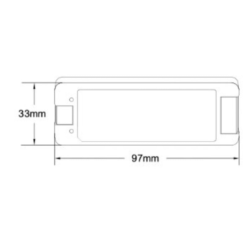 Kit Contrôleur LED Monocouleur RF 5-36V DC Max 8A avec Télécommande - Blanc