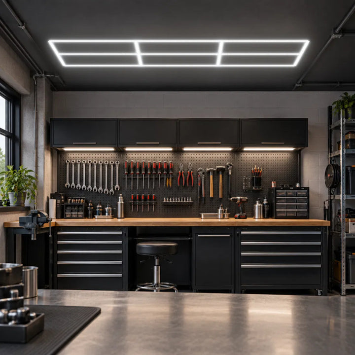 Kit Ligne Atelier 3,60m Éclairage LED Linéaire 196W 110lm/W