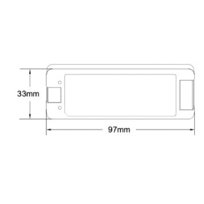 Kit Contrôleur LED CCT RF 12-24V DC Max 10A avec Télécommande - Blanc