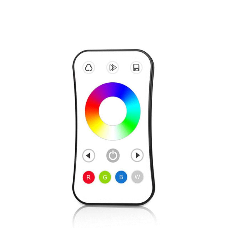 Kit Contrôleur LED RGBW RF 12-24V DC avec Télécommande - Blanc