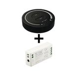 Kit Contrôleur RF 12/24V + Variateur tactile Rond Noir Monochrome