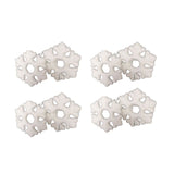 Décoration de Sapin Flocon 11cm à suspendre - set 2 pcs (Lot de 4)
