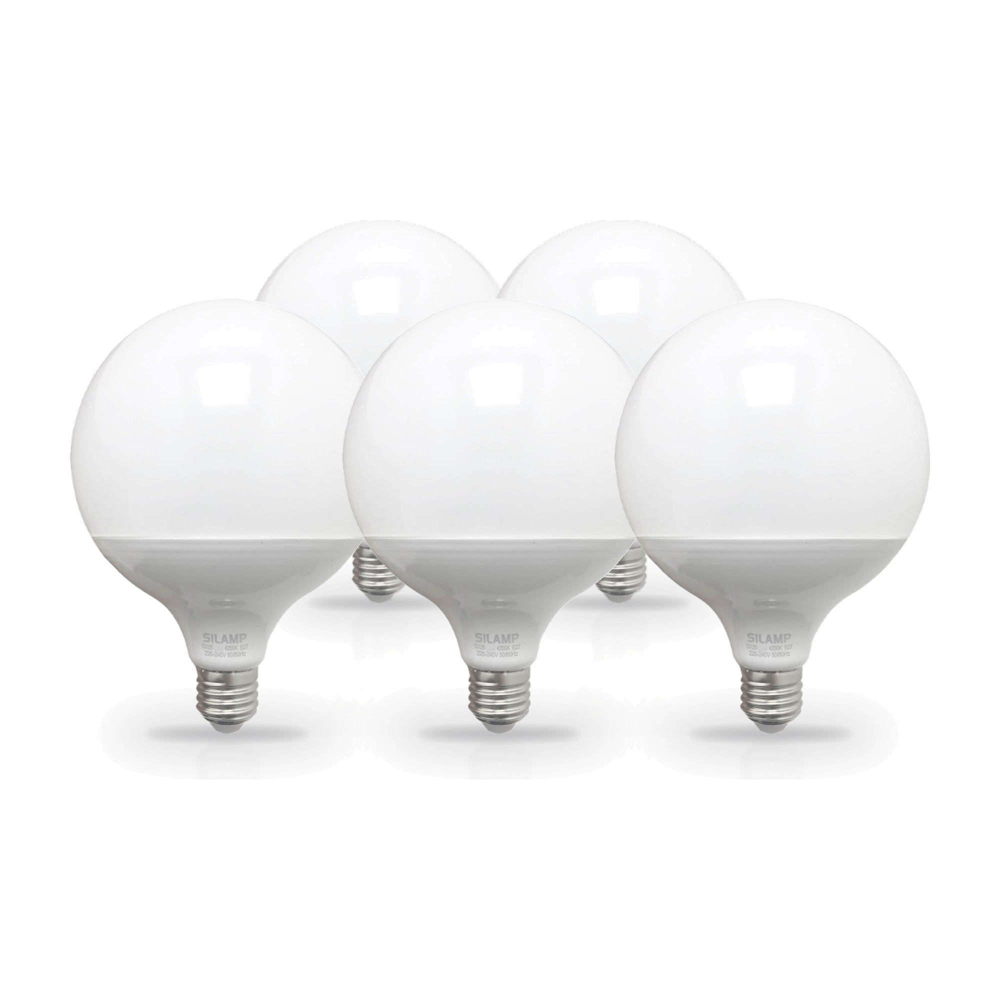 Pack de  5 - Ampoule E27 LED 18W 220V G95 300°