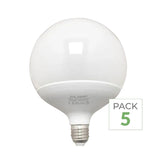 Ampoule E27 LED 18W 220V G95 300° (Pack de 5)