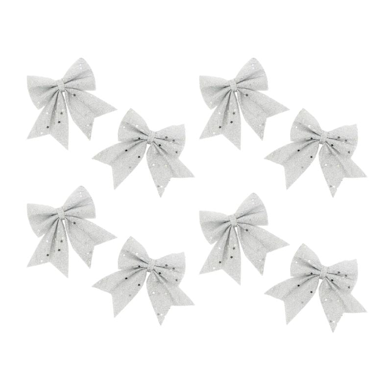 Noeud Papillon Noël Deco 12 x 13cm - 2pcs