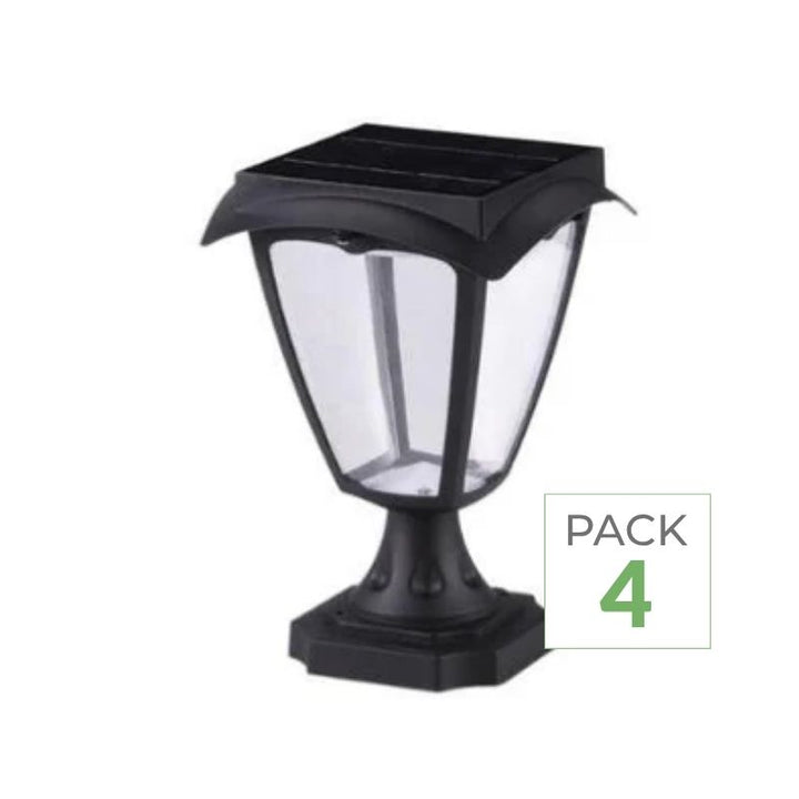 Pack de  4 - Lanterne Solaire Connectée à poser RGBW IP54