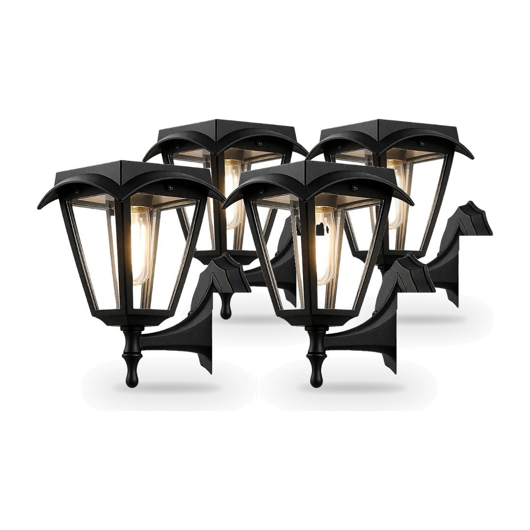 Lanterne Solaire Connectée Murale RGBW IP54 (Lot de 4)