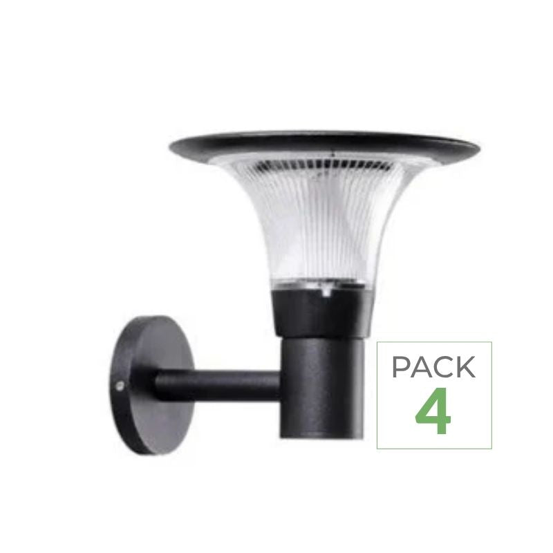Pack de  4 - Lanterne Solaire Connectée Murale UFO RGBW IP65