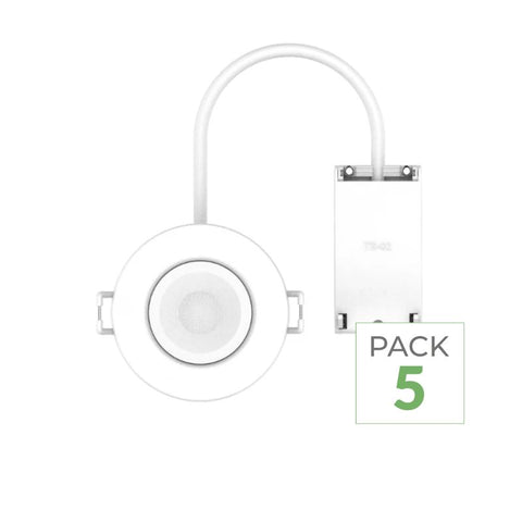 Pack de 5 - Spot LED étanche encastrable 6W Dimmable CCT BLANC IP65