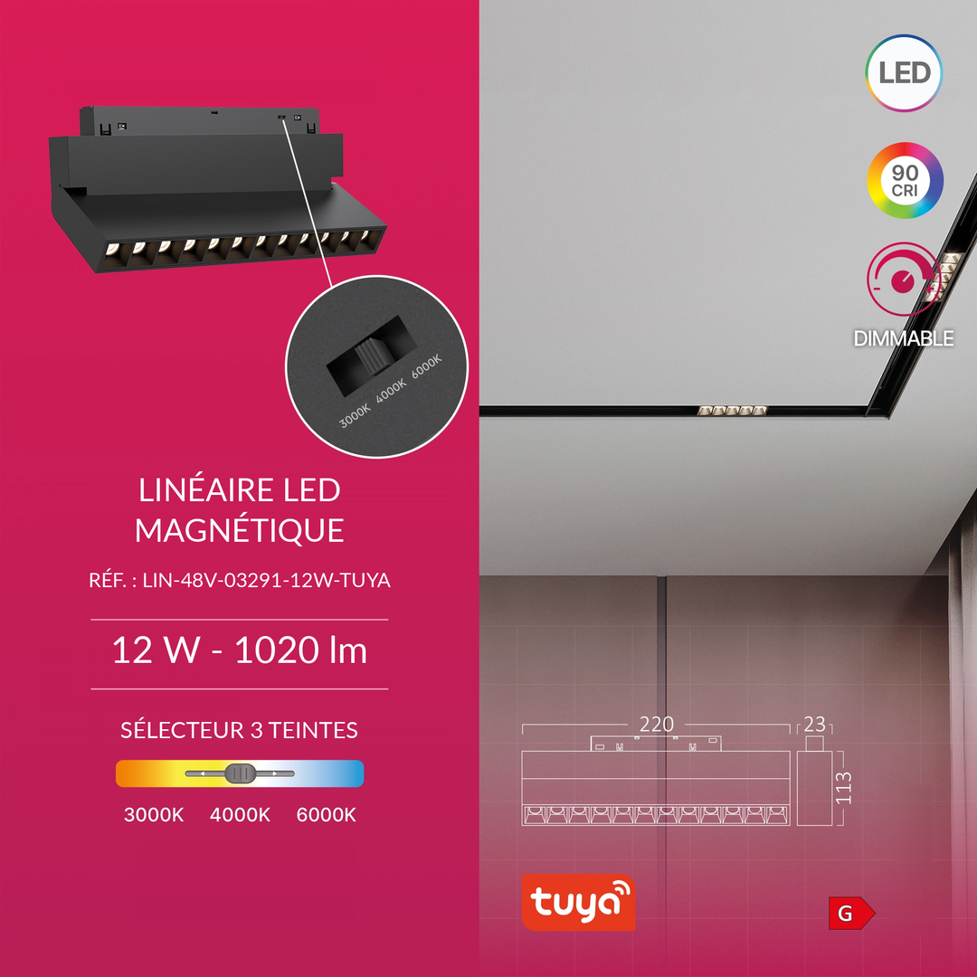 Infographie LIN-48V-03291-12W-TUYA