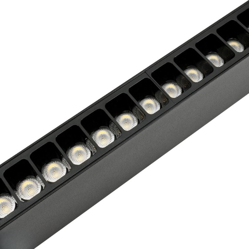 Linéaire Suspendu LED 30W 120cm UGR19 Noir - Garantie 5 ans