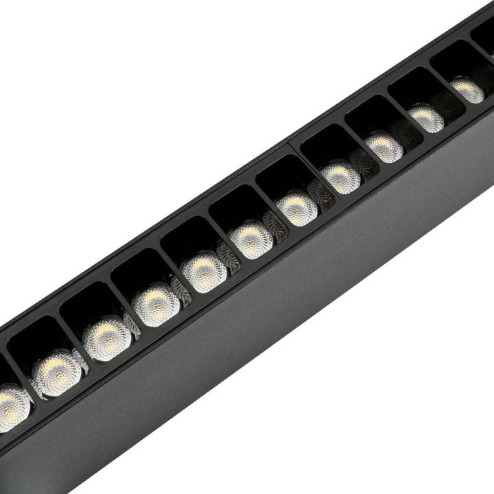 Linéaire Suspendu LED 30W 120cm UGR19 Noir - Garantie 5 ans