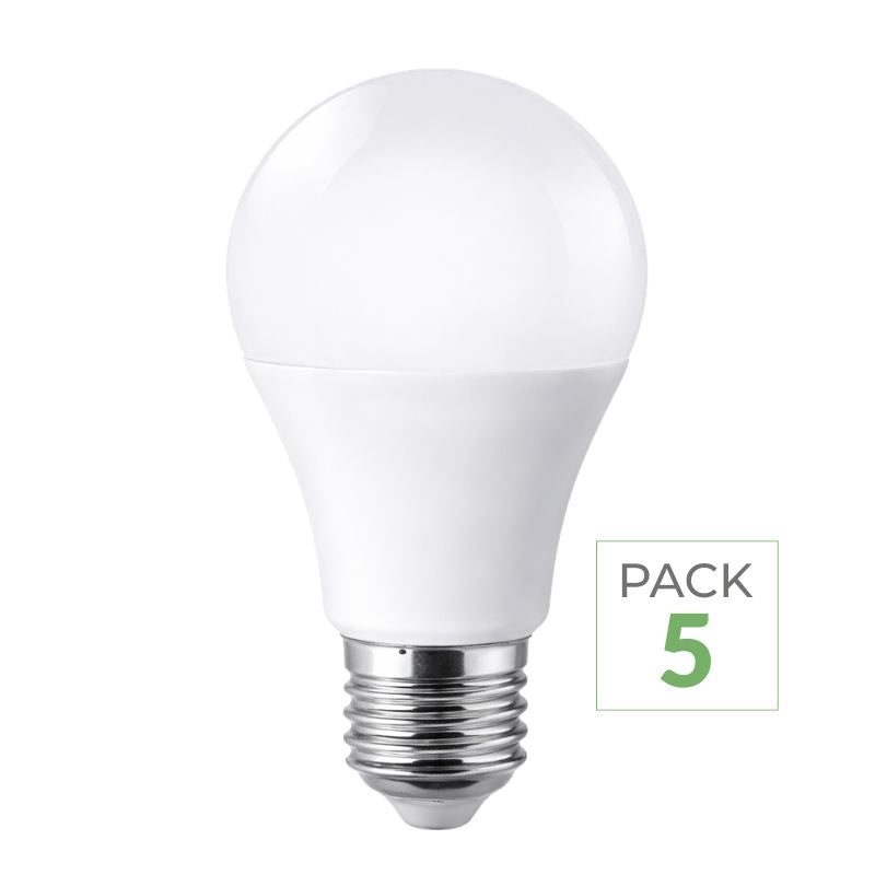 Pack de  5 - Ampoule E27 LED 5W 220V RGB