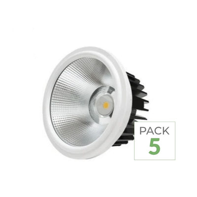 Pack de  5 - Ampoule LED AR111 20W COB Rond