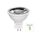 Pack de  5 - Ampoule LED GU5.3 / MR16 12V 8W SMD 80°