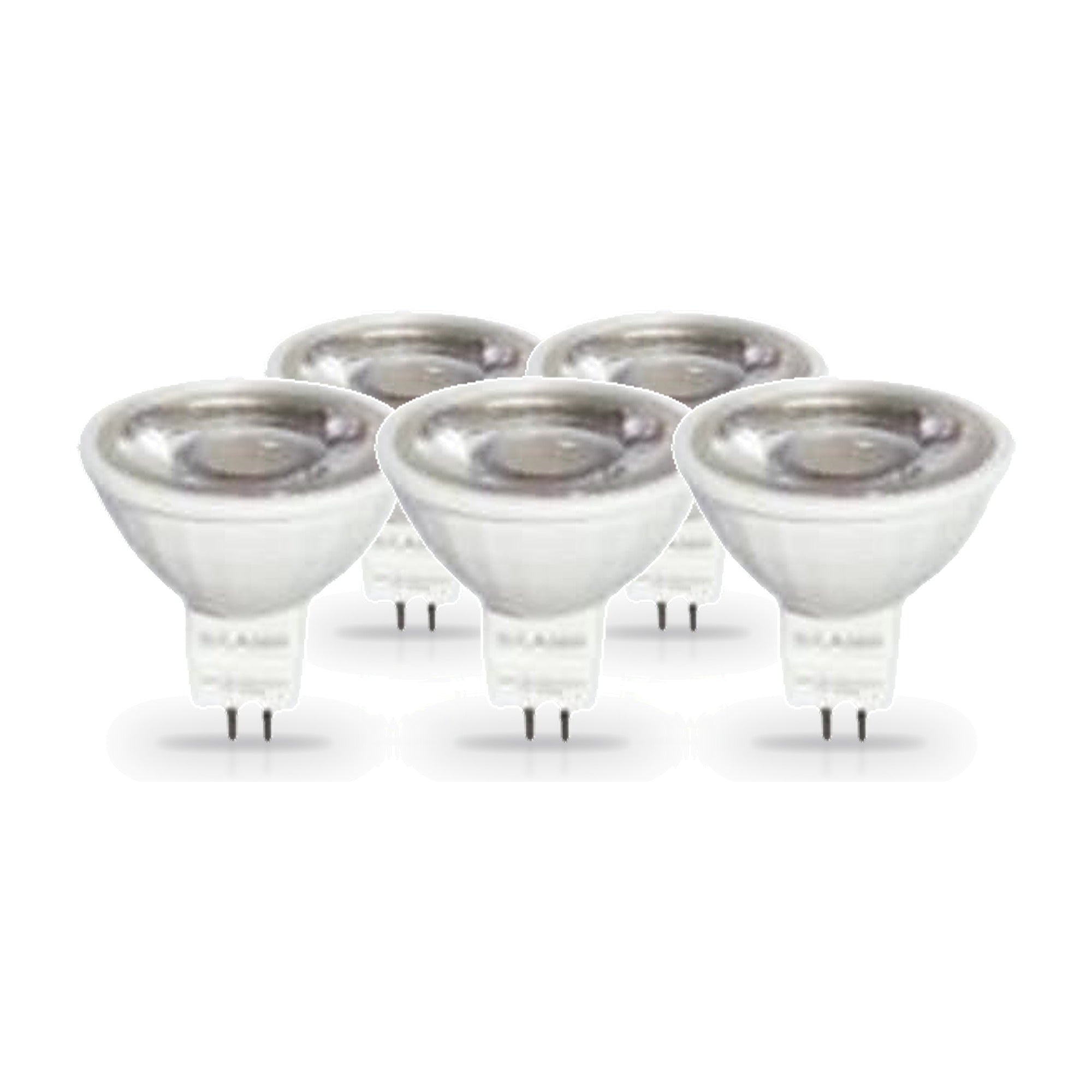Pack de  5 - Ampoule LED GU5.3 / MR16 12V 8W SMD 80°