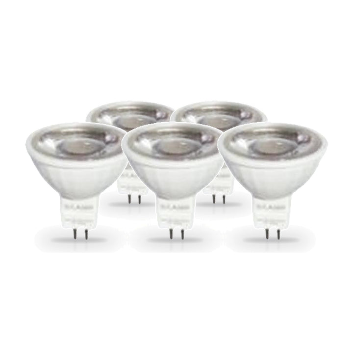 Pack de  5 - Ampoule LED GU5.3 / MR16 12V 8W SMD 80°