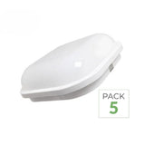 Pack de  5 - Applique LED Murale 20W BLANC Carré IP65