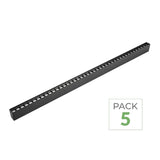 Pack de  5 - Réglette suspendue 35W 3.3 x 7 x 120 cm