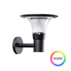 Parede da lanterna solar conectada UFO RGBW IP65