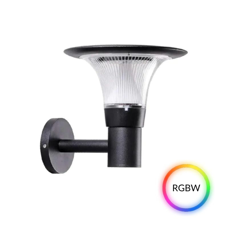 Parede da lanterna solar conectada UFO RGBW IP65