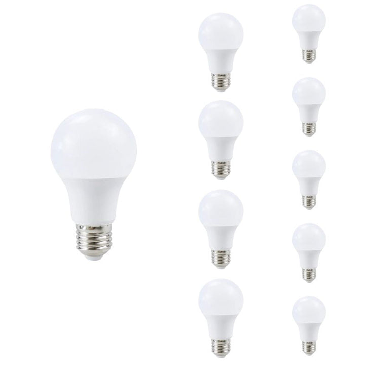 Ampoule E27 LED 8.5W A60 200° (Pack de 10)
