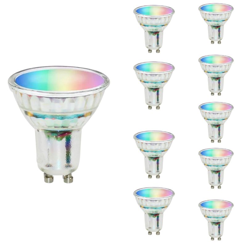 Ampoule LED Connectée Wifi GU10 4.5W RGBW