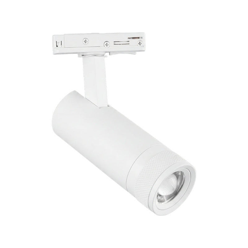 Foco LED en Riel Blanco Ángulo Ajustable Monofásico 30W 15-60° CCT TRIAC Regulable