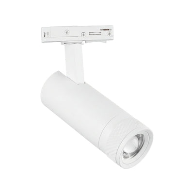 Spot LED em Trilho Branco Ângulo Ajustável Monofásico 30W 15-60° CCT TRIAC Dimmable