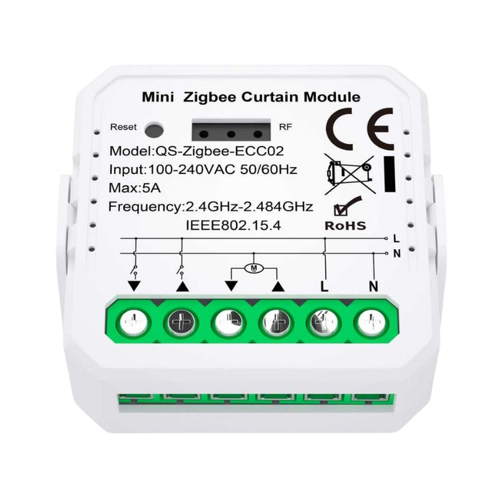 Interruptor de obturador del rodillo Zigbee + puerta de enlace Zigbee