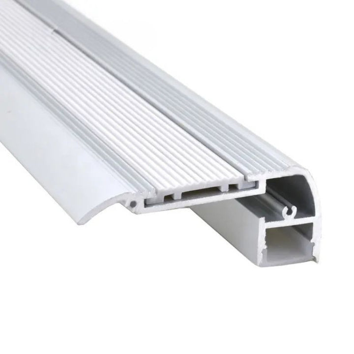 Nez de Marche Alu 1M Gris pour Ruban LED 10mm