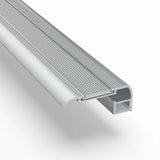 Nez de Marche Alu 1M Gris pour Ruban LED 10mm