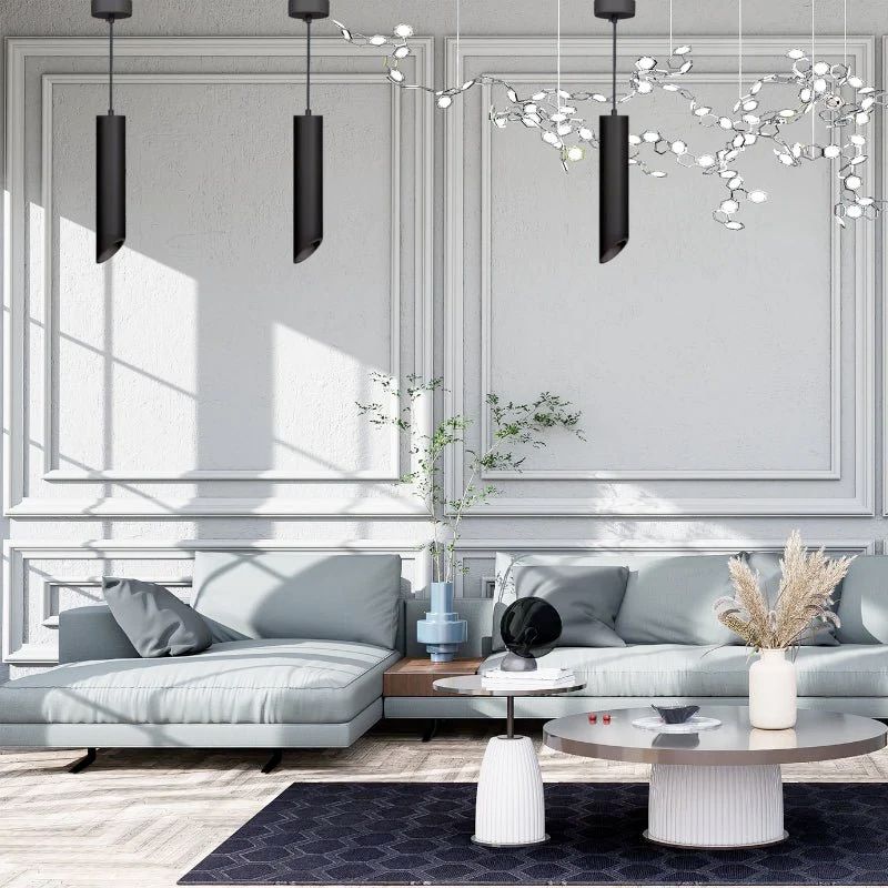 Abgeschrägte Pendelleuchte GU10 IP20 30cm