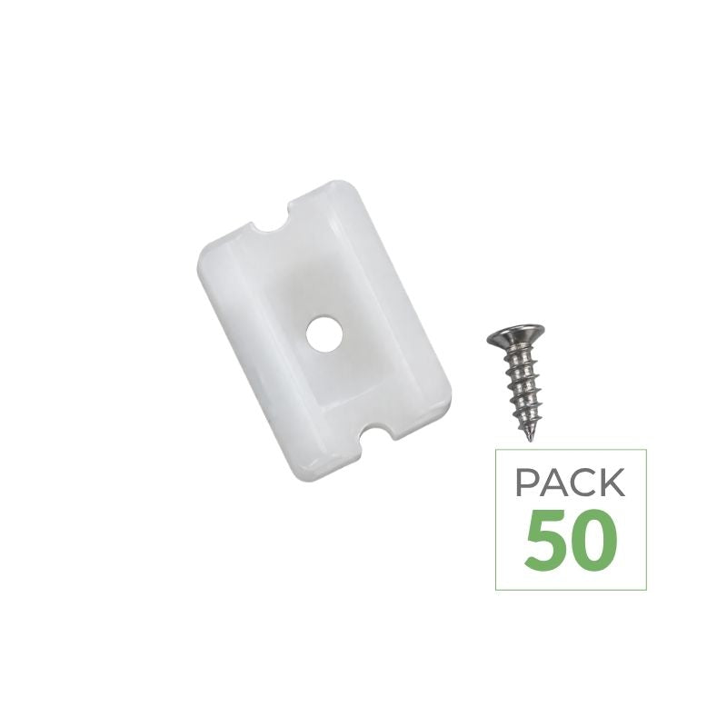 Stütz- und Befestigungsschrauben für 24V Flexible Neon (50er-Pack)
