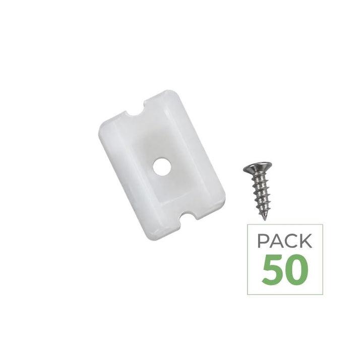 Stütz- und Befestigungsschrauben für 24V Flexible Neon (50er-Pack)