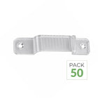 Pack of 50 - Mounting bracket for 220V LED strip