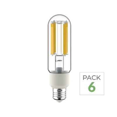 Pack de 6 - Ampoule LED E27 18W à Filament T46