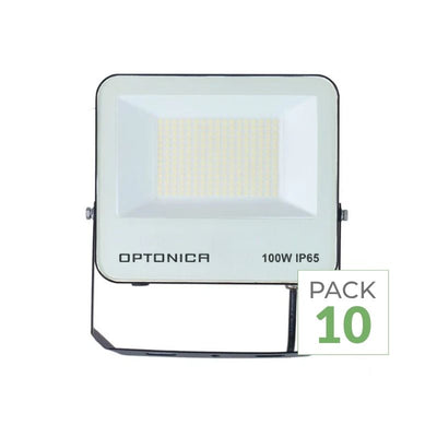 Pack de 10 - Projecteur 100W IP65 CCT - 3000K/4000K/6000K