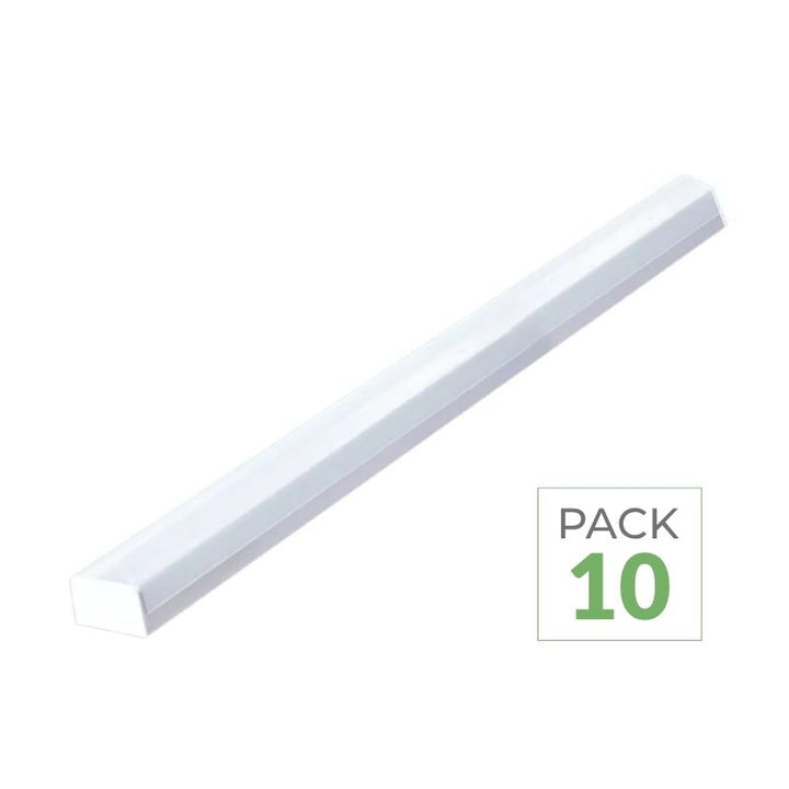 Pack de 10 - Réglette LED 120cm Blanche 48W IP20 CCT