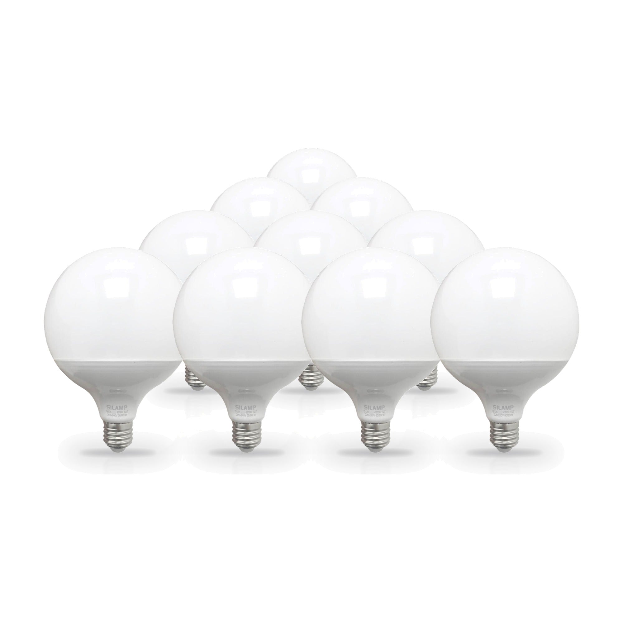 Pack de  10 - Ampoule E27 LED 18W 220V G95 300°