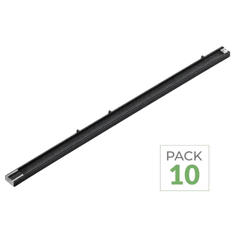 Suspension Linéaire LED 150cm 60W 130lm/W Interconnectable CCT Noir - 3000K/4200K/6400K - Pack de 10