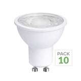 Pack de  10 - Ampoule LED GU10 4.5W 110°