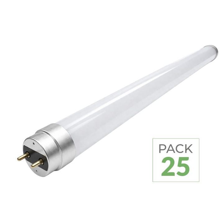 Pack de  25 - Tube Néon LED 60cm T8 9W IP20 Haut Rendement 163lm/W - Garantie 5 ans