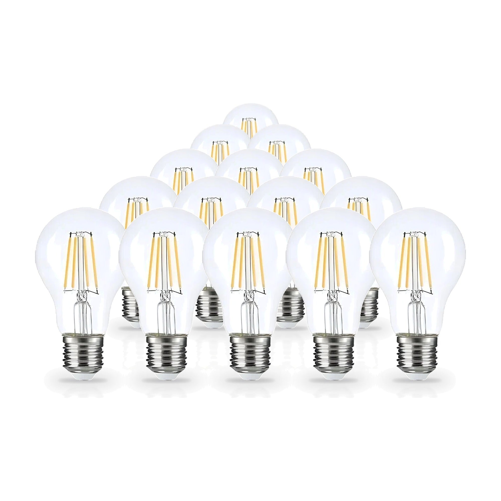 Ampoule LED E27 A60 3.8W Filament Classe Énergétique A 210lm/W - Pack de 15