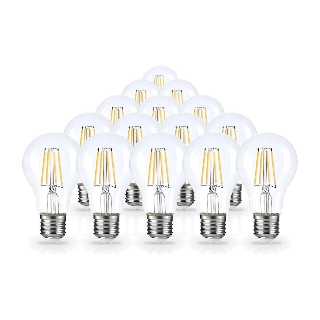 Ampoule LED E27 A60 3.8W Filament Classe Énergétique A 210lm/W - Pack de 15