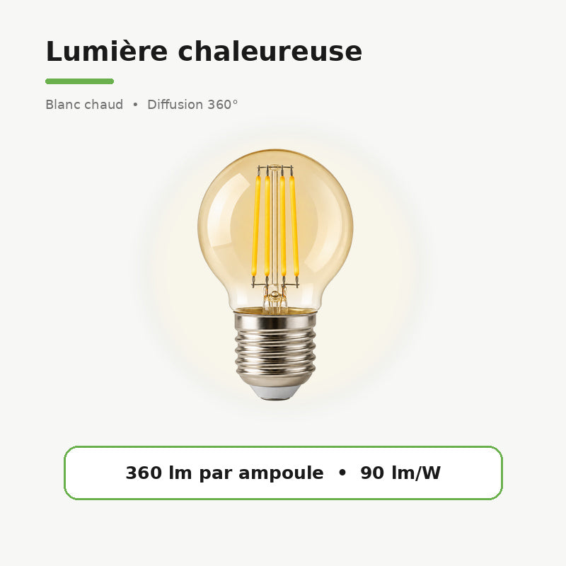 Ampoule LED à Filament E27 G45 4W