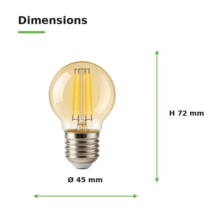 Ampoule LED à Filament E27 G45 4W