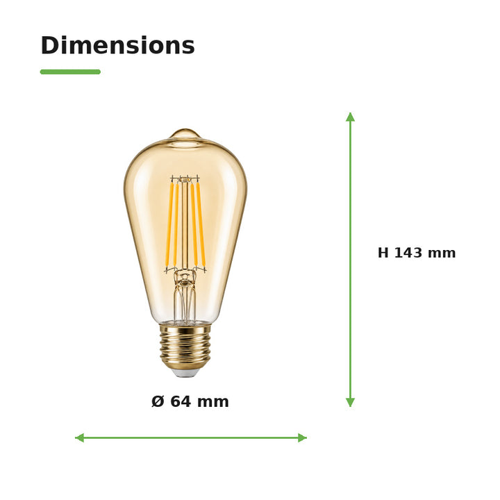 Ampoule Connectée Wifi 4W CCT 2700-6500k E27 ST64