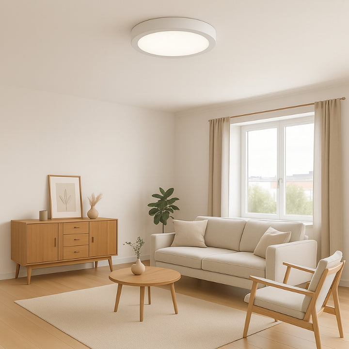 Plafonnier LED Rond 24W 220V CCT - 3000K/4000K/6000K ( Pack de 10 )